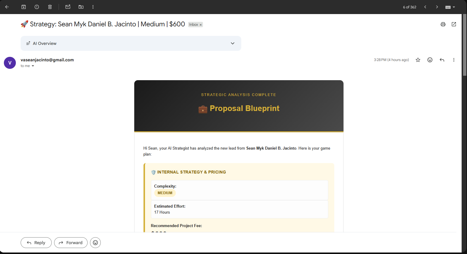Automation Lead Capture & Proposal Generator